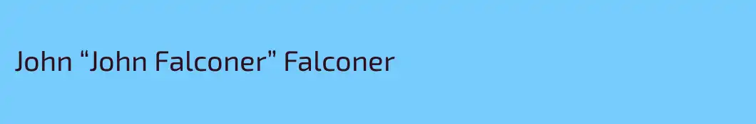 John “John Falconer” Falconer